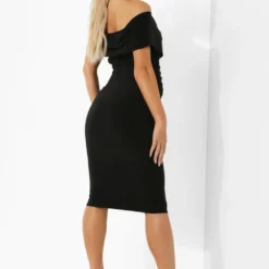 Umstandsmode Off-Shoulder Kleid Mit Gürtel 7 Umstandsmode Off-Shoulder Kleid Mit Gürtel -Diven Stil Verkaufsgeschäft bzz00697 black xl 1