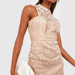 Boutique Racer Bodycon-Kleid Aus Spitze -Diven Stil Verkaufsgeschäft dzz56894 mink xl 3