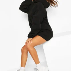 The Basic Mix & Match Oversize Hoodie-Kleid