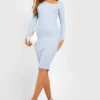 Asymmetrisches Cut-Out Korsett-Kleid