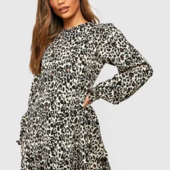Kleid Mit Leopardenprint