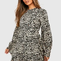 Kleid Mit Leopardenprint 8 Kleid Mit Leopardenprint -Diven Stil Verkaufsgeschäft gzz32121 leopard xl 2