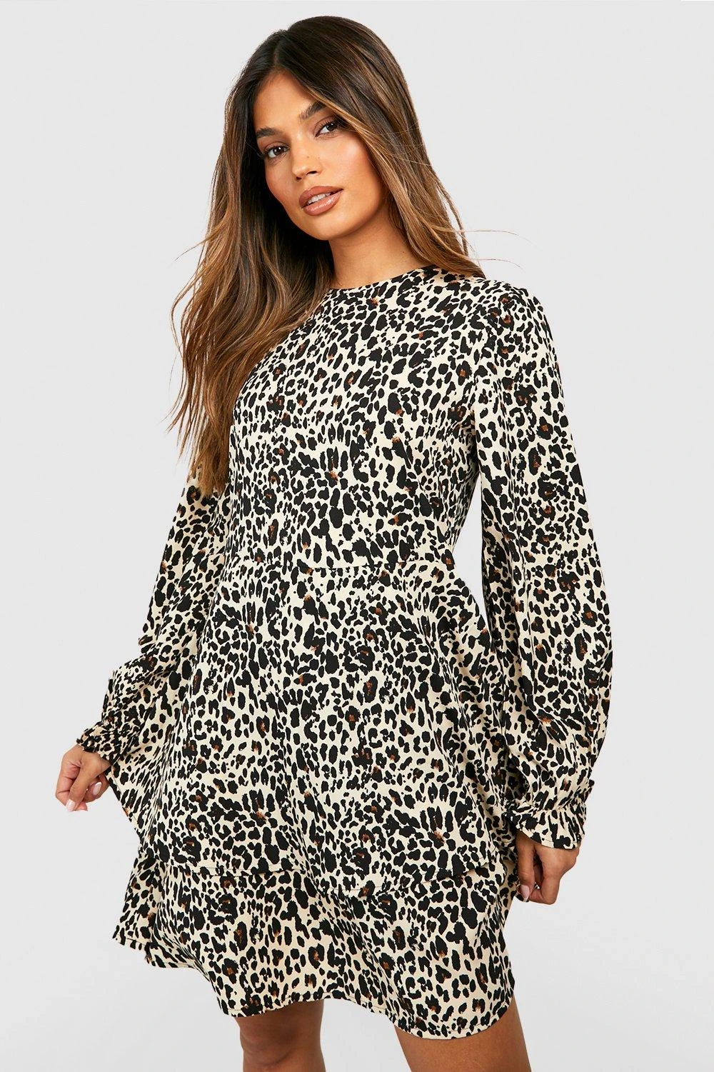 Kleid Mit Leopardenprint 5 Kleid Mit Leopardenprint – Bild 3