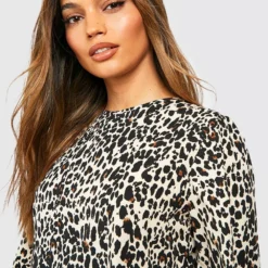 Kleid Mit Leopardenprint 9 Kleid Mit Leopardenprint -Diven Stil Verkaufsgeschäft gzz32121 leopard xl 3
