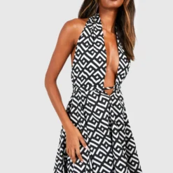 Neckholder-Kleid -Diven Stil Verkaufsgeschäft gzz38883 black xl 2 scaled