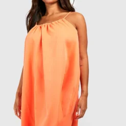 Plus Gewebtes Kleid -Diven Stil Verkaufsgeschäft gzz41333 orange xl 2