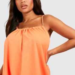 Plus Gewebtes Kleid -Diven Stil Verkaufsgeschäft gzz41333 orange xl 3