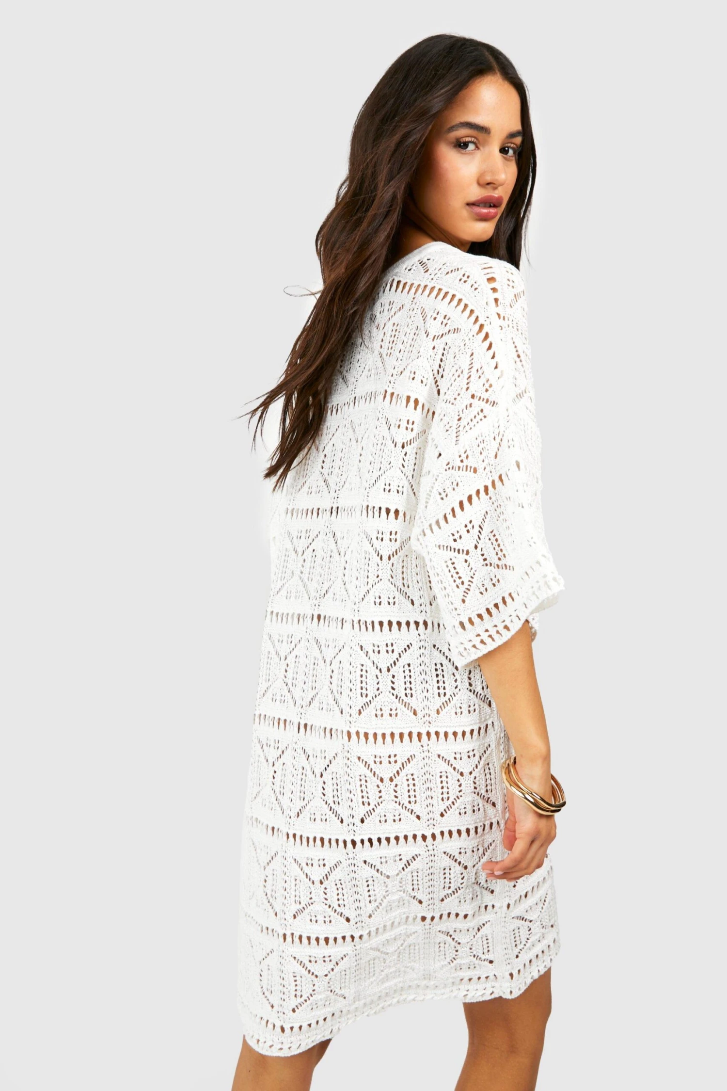 Gehäkeltes Tunika-Kleid 4 Gehäkeltes Tunika-Kleid – Bild 2