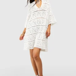 Gehäkeltes Tunika-Kleid 8 Gehäkeltes Tunika-Kleid -Diven Stil Verkaufsgeschäft gzz43676 ivory xl 2 scaled