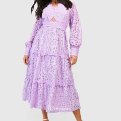 Petite Premium Spitzen-Kleid Mit Cut-Out