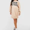 Umstandsmode Sweatshirt-Kleid Mit Dsgn Studio Print 1 Umstandsmode Sweatshirt-Kleid Mit Dsgn Studio Print -Diven Stil Verkaufsgeschäft gzz47300 taupe xl