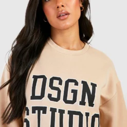Umstandsmode Sweatshirt-Kleid Mit Dsgn Studio Print 9 Umstandsmode Sweatshirt-Kleid Mit Dsgn Studio Print -Diven Stil Verkaufsgeschäft gzz47300 taupe xl 3