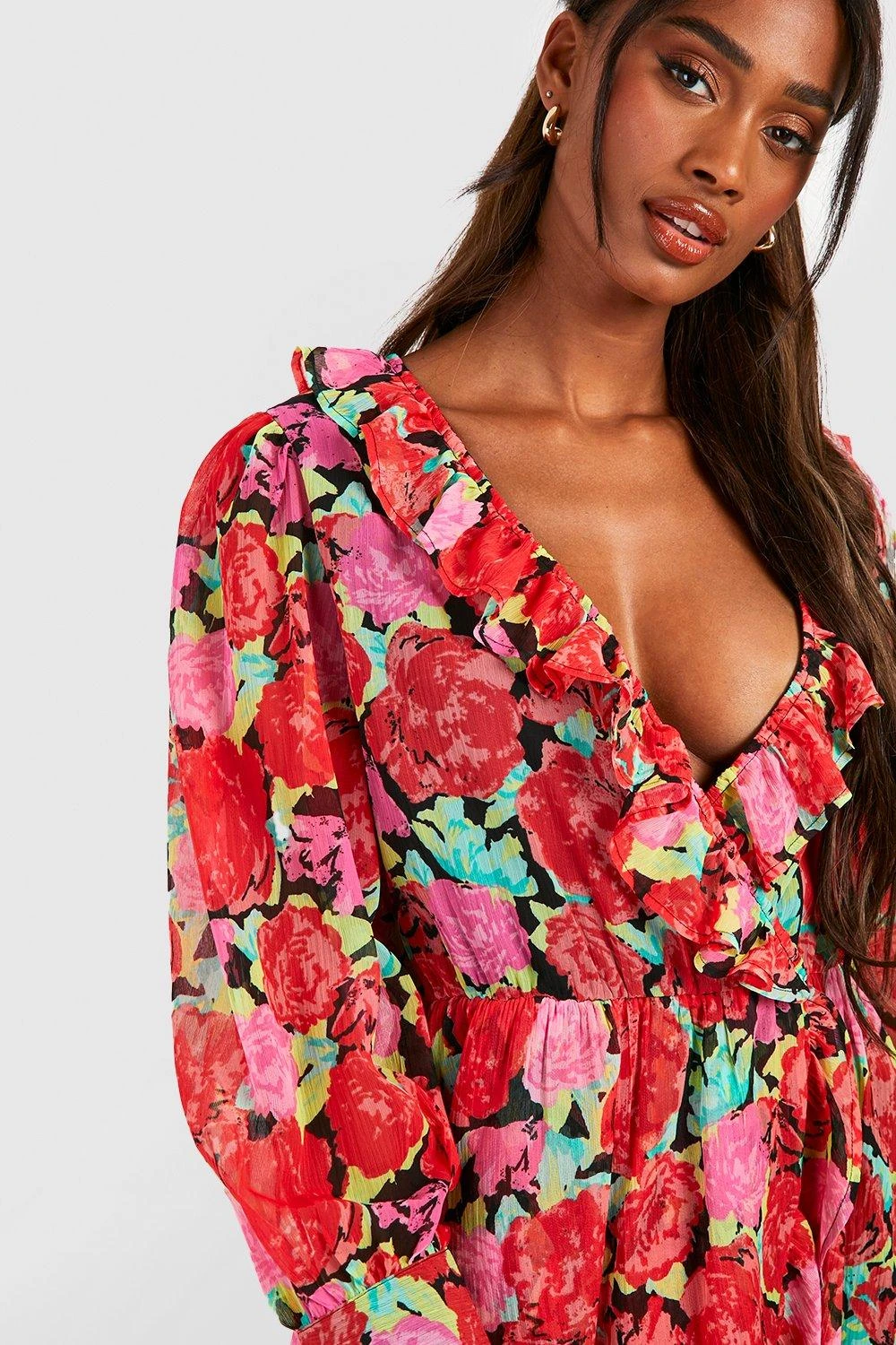 Gemustertes Kleid 6 Gemustertes Kleid – Bild 4