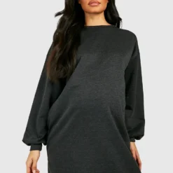Umstandsmode Oversize Sweatshirt-Kleid