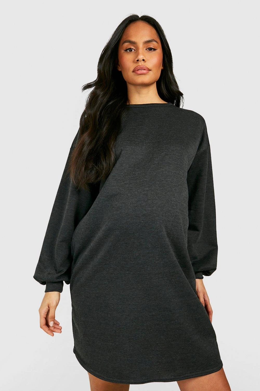 Umstandsmode Oversize Sweatshirt-Kleid