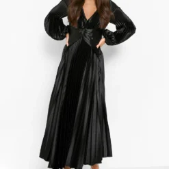 Tall Satin-Kleid -Diven Stil Verkaufsgeschäft gzz49674 black xl 2