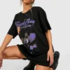 Purple Rain T-Shirt Kleid -Diven Stil Verkaufsgeschäft gzz49925 black xl
