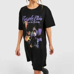 Purple Rain T-Shirt Kleid -Diven Stil Verkaufsgeschäft gzz49925 black xl 3