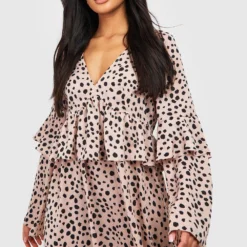 Smok-Kleid Mit Rüschen-Detail