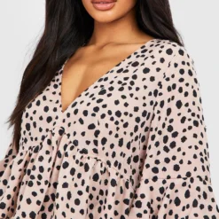 Smok-Kleid Mit Rüschen-Detail 9 Smok-Kleid Mit Rüschen-Detail -Diven Stil Verkaufsgeschäft gzz50475 stone xl 3