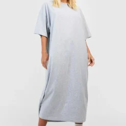 Super Oversize T-Shirt-Kleid 8 Super Oversize T-Shirt-Kleid -Diven Stil Verkaufsgeschäft gzz50787 grey20marl xl 2