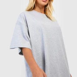Super Oversize T-Shirt-Kleid 9 Super Oversize T-Shirt-Kleid -Diven Stil Verkaufsgeschäft gzz50787 grey20marl xl 3