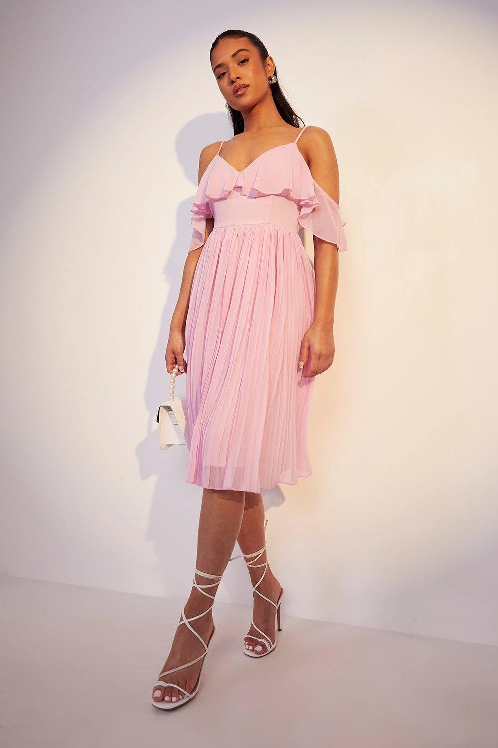 Petite Schulterfreies Brautjungfern-Kleid 3 Petite Schulterfreies Brautjungfern-Kleid