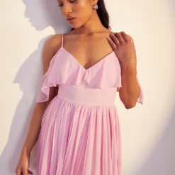 Petite Schulterfreies Brautjungfern-Kleid 9 Petite Schulterfreies Brautjungfern-Kleid -Diven Stil Verkaufsgeschäft gzz50799 blush xl 3