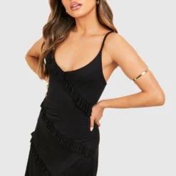 Kleid Mit Rüschen-Detail