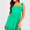 Kleid Mit Rüschen-Saum -Diven Stil Verkaufsgeschäft gzz51804 green xl