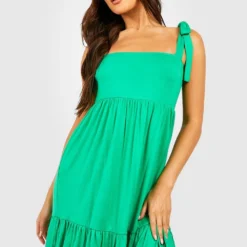 Kleid Mit Rüschen-Saum