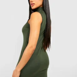 Oversize T-Shirt-Kleid Aus Baumwolle 7 Oversize T-Shirt-Kleid Aus Baumwolle -Diven Stil Verkaufsgeschäft gzz52013 khaki xl 1