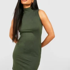 Oversize T-Shirt-Kleid Aus Baumwolle 8 Oversize T-Shirt-Kleid Aus Baumwolle -Diven Stil Verkaufsgeschäft gzz52013 khaki xl 2