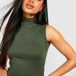 Oversize T-Shirt-Kleid Aus Baumwolle 9 Oversize T-Shirt-Kleid Aus Baumwolle -Diven Stil Verkaufsgeschäft gzz52013 khaki xl 3