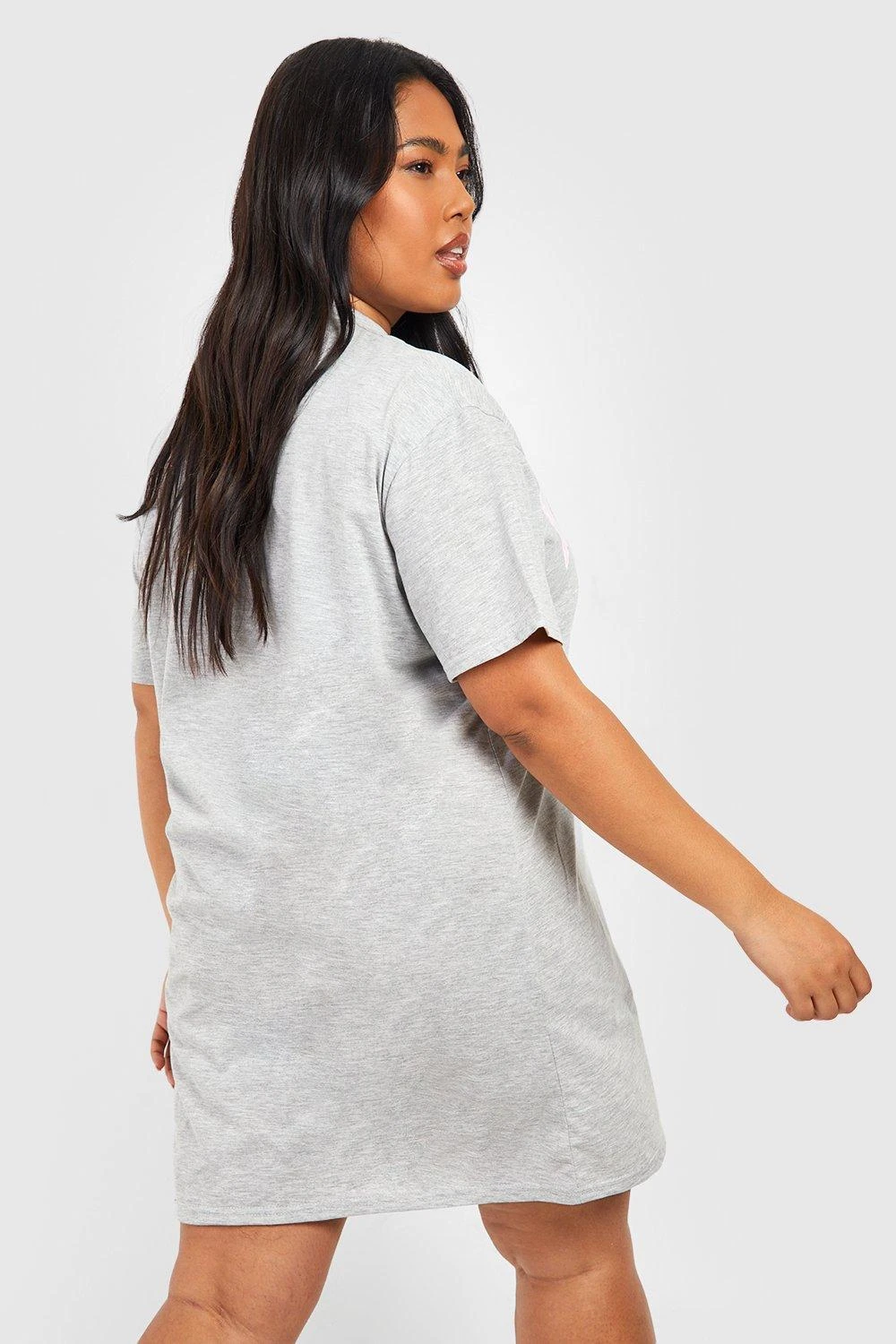 Plus T-Shirt Kleid Mit New Orleans Print 4 Plus T-Shirt Kleid Mit New Orleans Print – Bild 2