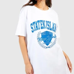 Oversize Staten Island T-Shirt Kleid