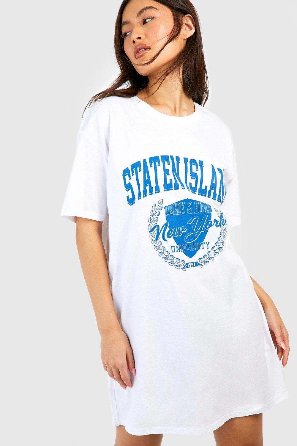 Oversize Staten Island T-Shirt Kleid 3 Oversize Staten Island T-Shirt Kleid