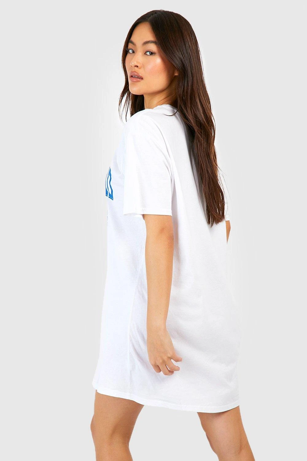 Oversize Staten Island T-Shirt Kleid 4 Oversize Staten Island T-Shirt Kleid – Bild 2