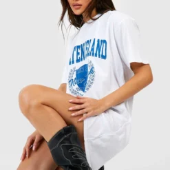 Oversize Staten Island T-Shirt Kleid 8 Oversize Staten Island T-Shirt Kleid -Diven Stil Verkaufsgeschäft gzz53222 white xl 2
