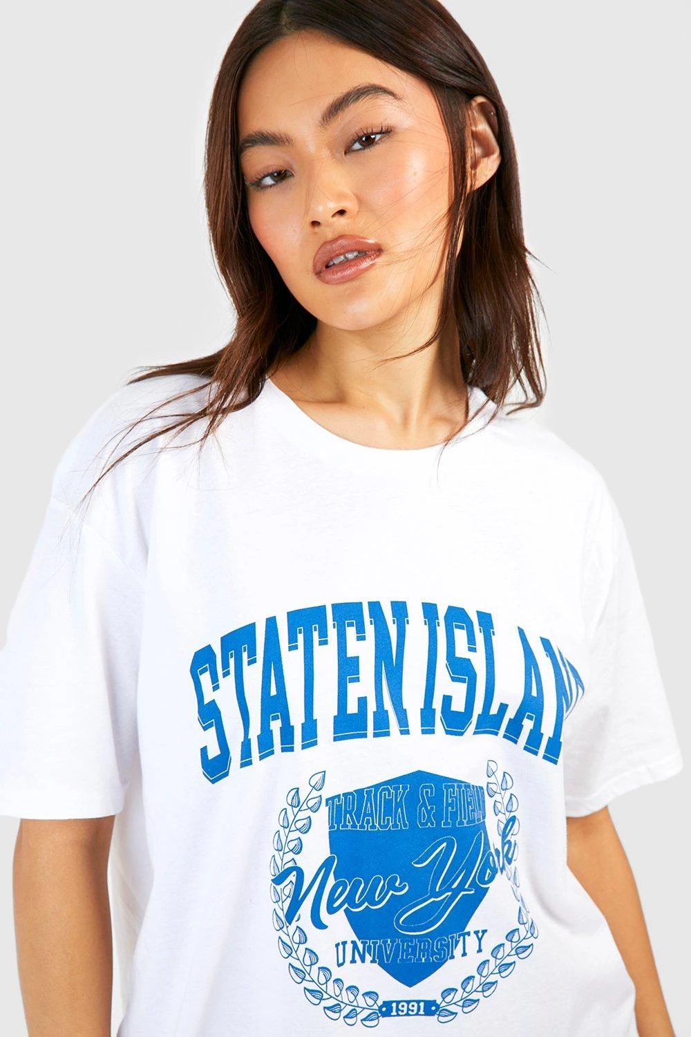 Oversize Staten Island T-Shirt Kleid 6 Oversize Staten Island T-Shirt Kleid – Bild 4
