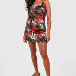 Florales Slip-Kleid 8 Florales Slip-Kleid -Diven Stil Verkaufsgeschäft gzz53513 black xl 2