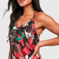 Florales Slip-Kleid 9 Florales Slip-Kleid -Diven Stil Verkaufsgeschäft gzz53513 black xl 3