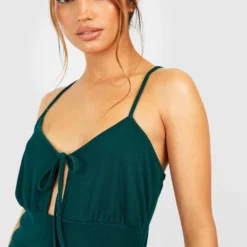 Kleid Mit Rüschensaum -Diven Stil Verkaufsgeschäft gzz53724 green xl 3