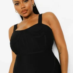 Plus Bandagen Korsett Bodycon-Kleid -Diven Stil Verkaufsgeschäft pzz01807 black xl 3