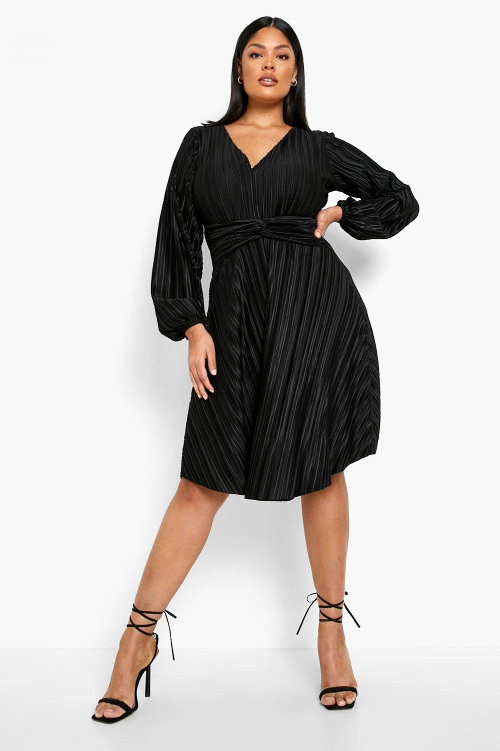 Plus Plissiertes Skater-Kleid 3 Plus Plissiertes Skater-Kleid