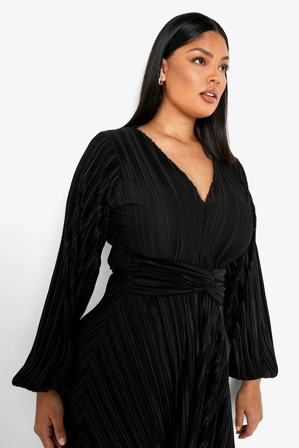 Plus Plissiertes Skater-Kleid 6 Plus Plissiertes Skater-Kleid – Bild 4