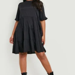 Plus Smok-Kleid