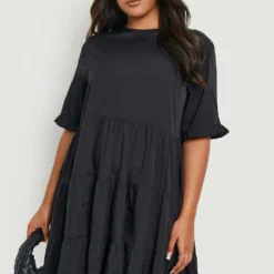 Plus Smok-Kleid -Diven Stil Verkaufsgeschäft pzz66633 black xl 2