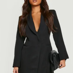 Petite Asymmetrisches Blazer-Kleid 8 Petite Asymmetrisches Blazer-Kleid -Diven Stil Verkaufsgeschäft pzz84951 black xl 2